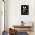 Halloween Kissing Skeleton Wall Art Decor