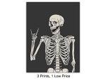 Halloween Skeleton Wall Art & Decor