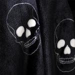 Catherine Lansfield Skulls Fleece 130x170cm Blanket Throw