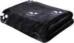 Catherine Lansfield Skulls Fleece 130x170cm Blanket Throw