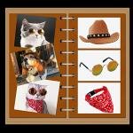 Pet Halloween Western Cowboy Costume Set