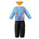 11-pc Dress Up Set for Kids - Pirate, Chef, Construction Worker, Policeman