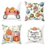 4 Halloween-themed Pillow Covers for Spooky Home Decor