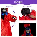 Haunted House Decor: Animated Zombie Clown - LED Eyes