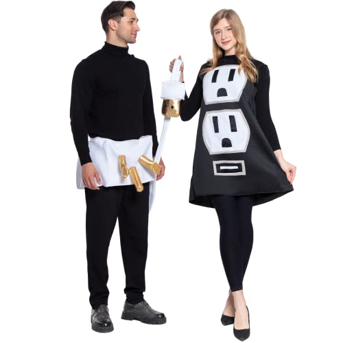 Plug and Socket Couples Halloween Costume USB Light