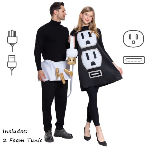 Plug and Socket Couples Halloween Costume USB Light