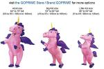 GOPRIME Winged Unicorn Costume,Adult Size (Pink)