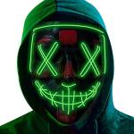 Green LED Purge Mask for Festival Halloween Party
