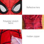 Spider Mask Superhero Lenses Zip Marvel Halloween Carnival