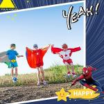 Superhero Capes and Mask Costume Set for Kids