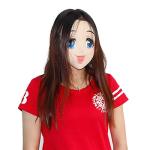Big Eyes Girl Latex Halloween Costume Face Mask