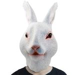 Realistic Rabbit Mask for Halloween Costume Carnival Party
