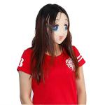 Big Eyes Girl Latex Halloween Costume Face Mask