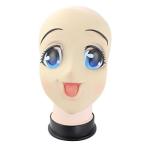 Big Eyes Girl Latex Halloween Costume Face Mask
