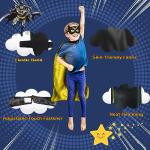 Superhero Capes and Mask Costume Set for Kids