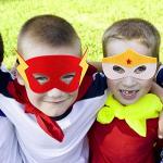 Superhero Masks Set for Halloween Cosplay Party Costume