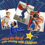 Superhero Capes and Mask Costume Set for Kids