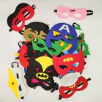 Superhero Masks Set for Halloween Cosplay Party Costume