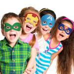 Superhero Masks Set for Halloween Cosplay Party Costume