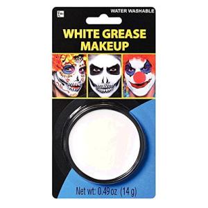 White Face Paint Style Grease Makeup Kit, 6.5" x 3.5"