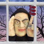 Animated Scary Peeper Window Tapper Halloween Decoration