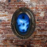 TRIXES Haunted Speaking Halloween Mirror - Double Sensor