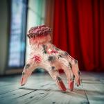 Zombie Crawling Hand Decorations with Scary Sounds