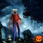 Large Animated Werewolf Prop with Light & Sound