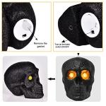 LED Skull Decorations - Black & White - 2PCS