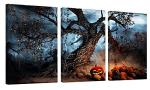 Halloween Canvas Wall Art Set - 3 Piece