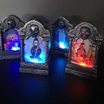4 PCS LED Graveyard Tombstone Lights for Halloween