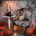 LED Skull Decorations - Black & White - 2PCS