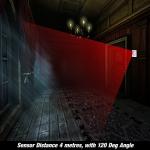 Halloween Party Decoration MP3 Motion Sensors - Pack of 2