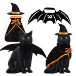 Halloween Cat Costume Set for Small Cats & Dogs
