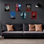 Halloween Horror Movie Merch Poster Set with Party Supplies