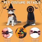 Halloween Cat Costume Set for Small Cats & Dogs