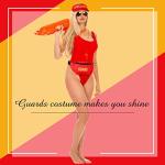 SATINIOR Classic Halloween Guard Costume Set with Hat & Whistle
