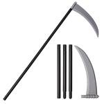 Detachable Grim Reaper Scythe with Adjustable Staff