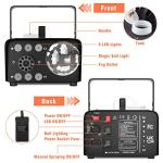 Fog Machine with Disco Ball and LED Lights