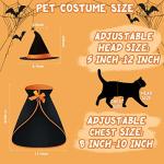 Halloween Cat Costume Set for Small Cats & Dogs