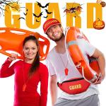 SATINIOR Classic Halloween Guard Costume Set with Hat & Whistle