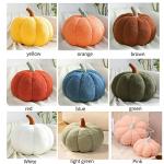 Halloween Pumpkin Throw Pillow - Fluffy Plush Toy