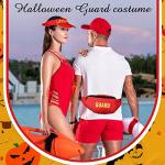 SATINIOR Classic Halloween Guard Costume Set with Hat & Whistle