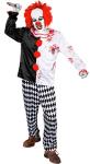 Killer Clown Couples Halloween Costume Set - Large/Medium
