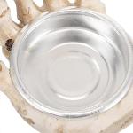 Halloween Skeleton Hand & Skull Candle Holders