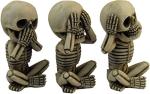 Morbid Mini Skeleton Figurines Set (Halloween Decor)