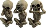 Morbid Mini Skeleton Figurines Set (Halloween Decor)