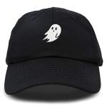 Ghost Embroidery Dad Hat for Halloween