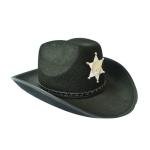 Halloween Cowboy Hat with Star Badge