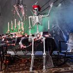 Realistic Poseable Life Size Skeleton Decoration for Halloween